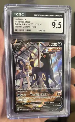 Umbreon V TG22/TG30 Brilliant Stars Trainer Gallery CGC 9.5 Pokemon Card - Image 2