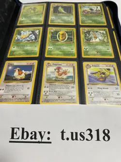 ⭐ Complete Original Pokemon Cards Set #1-151 Vintage WOTC 151 + Blue Binder Zips - Image 4