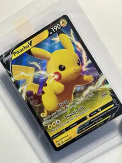 Pikachu V SWSH061 (LP) Sword & Shield: Black Star Promo 2021 Pokemon Card TCG - Image 3