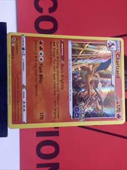 Charizard 010/078 Pokemon GO Holo Rare 2022 Pokemon TCG VLP - Image 4