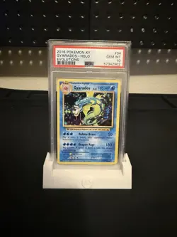 2016 Pokemon XY Evolutions Gyarados Holo Card PSA 10 - 34/108 - Low Pop! - Image 1