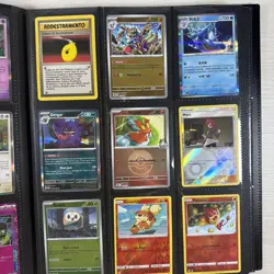100+ Pokemon Card Lot Modern and Vintage Binder Collection (Binder Included) - Image 4