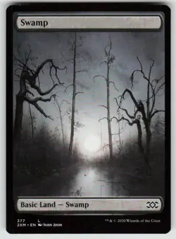 Swamp (377) 377 Land Double Masters Magic: The Gathering Near Mint - Image 1