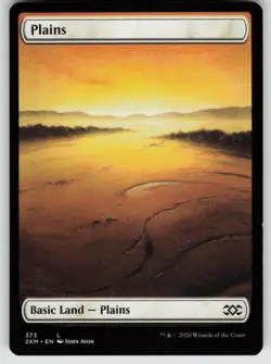 Plains (373) 373 Land Double Masters Magic: The Gathering Near Mint - Image 1
