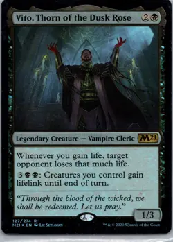 MTG Vito, Thorn of the Dusk Rose Media Promos Foil #127 - Image 1