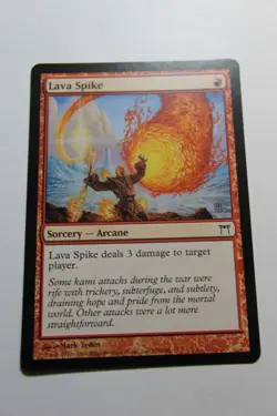 MTG Lava Spike x1- -Champions of Kamigawa-Lightly Played - Image 1