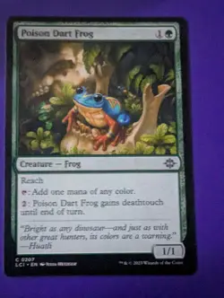 Poison Dart Frog 207 Common The Lost Caverns of Ixalan Magic: The Gathering NM - Image 1