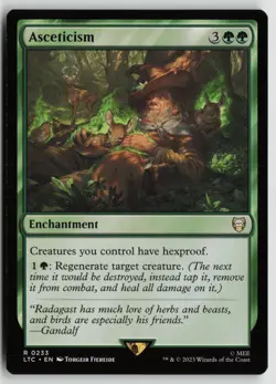 Asceticism LP 233 Commander: The Lord of the Rings: Tales of Middle-earth MTG - Image 1