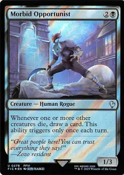 Morbid Opportunist (Surge Foil) U Commander: FINAL FANTASY 278 NM - Image 1