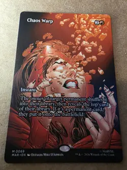 Chaos Warp - (Borderless) Marvel Universe Eternal-Legal Regular - Mtg - Image 1
