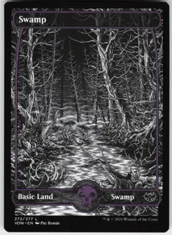SWAMP (272) 272 LAND NEAR MINT - Image 1
