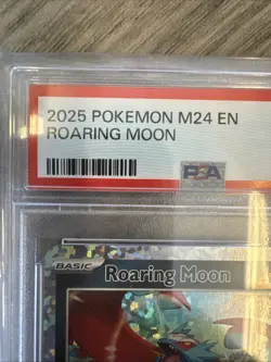 Roaring Moon : Pokemon : M24 EN McDonald's Promo 2025 : 011/015 : PSA 9 MINT - Image 2
