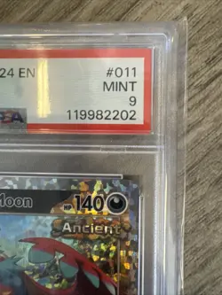 Roaring Moon : Pokemon : M24 EN McDonald's Promo 2025 : 011/015 : PSA 9 MINT - Image 3