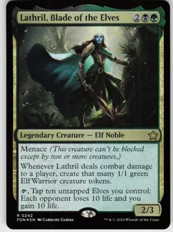 FOIL LATHRIL, BLADE OF THE ELVES 242 R NEAR MINT - Image 1