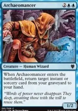 x4 Archaeomancer C MTG Commander 2017 M/NM, English - Image 1