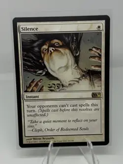 Silence 30 Rare Magic 2011 (M11) Magic: The Gathering Near Mint - Image 1