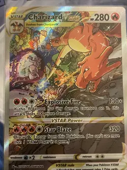 Pokemon TCG Charizard VSTAR SWSH262 Sword & Shield Promo Holo EN 280 HP - Image 2