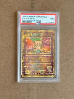 PSA 9 MINT Ancient Mew Pokemon 2000 Movie Game Promo - Image 1