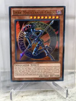 Yugioh Dark Magician of Chaos YGLD-ENC02 Ultra Rare NM - Image 1