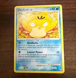 Pokemon Psyduck 87/127 Platinum Common Regular 2009 English Lightly Played - Image 1