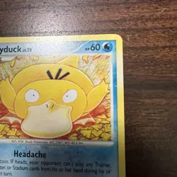 Pokemon Psyduck 87/127 Platinum Common Regular 2009 English Lightly Played - Image 3