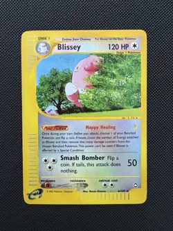 Pokemon 2002 Blissey Reverse Holo Aquapolis 6/147 LP - Image 1