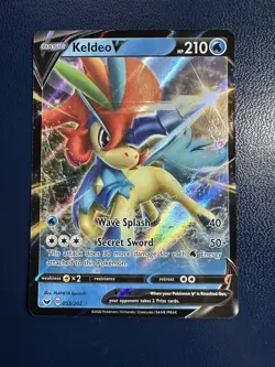 Keldeo V 053/202 Holo - Pokemon Sword & Shield NM - Image 1