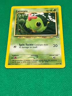 Pokemon Tcg Caterpie 53/75 Neo Discovery Non Holo - Image 2