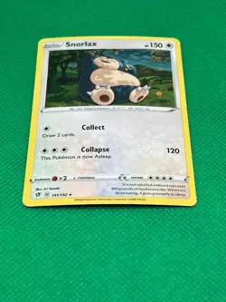 Pokemon Tcg Snorlax 141/192 Rebel Clash Cosmos - Image 2