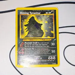 Shining Tyranitar 113/105 Neo Destiny Secret Rare Holo Unlimited English 80HP - Image 1