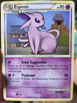 Pokemon TCG Espeon 2/90 2010 HGSS Undaunted Non Holo NM - Image 3
