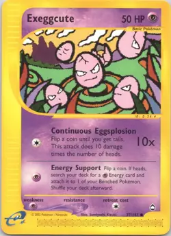2003 Aquapolis Exeggcute (77) Common #077/147 - Image 1