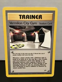 Vermilion City Gym Pokemon Gym Heroes Uncommon 120/132 - Image 1