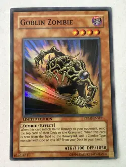 Yugioh - Goblin Zombie - Super - Limited - CRMS-ENSE2 - NM - Image 1
