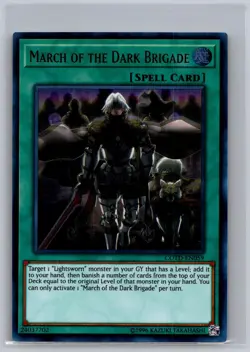 March of the Dark Brigade COTD-EN059 Code of the Duelist Yu-Gi-Oh Unlimited NM - Image 1