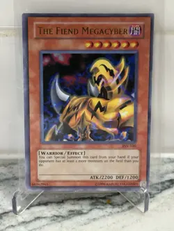 Yugioh The Fiend Megacyber PSV-100 Ultra Rare Unlimited Edition - Image 1