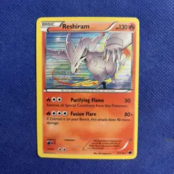 Pokemon TCG Reshiram 17/116 Holo Rare Black White Plasma Freeze Card - NM - Image 1