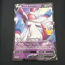 Pokemon Celebrations Dark Sylveon V JUMBO Card SWSH134 | G20 - Image 1
