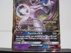 Pokemon Mewtwo GX Shining Legends Ultra Rare Full Art Holo Card 39/73 190HP - Image 3