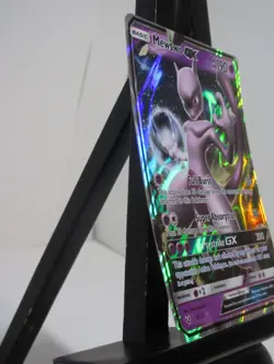 Pokemon Mewtwo GX Shining Legends Ultra Rare Full Art Holo Card 39/73 190HP - Image 4