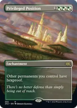 Privileged Position (Borderless) -Foil Near Mint MTG Double Masters 2022 - Image 1