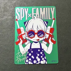 S7908 Anya Forger Spy Family Natsucomi 2026 Metakira Promo Card Japan J12 - Image 1