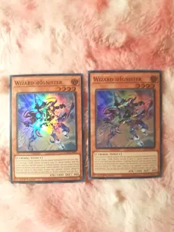 (2) Yu-gi-oh! Wizard @Ignister ALIN-EN001 Alliance Insight 1st Edition Card TCG - Image 1