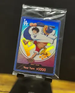 One Piece - Monkey D. Luffy, Don!! Card (L.A. Dodgers Promo) - Image 1