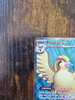 Pidgeot ex 217/197 SV Obsidian Flames Ultra Rare Pokemon Card - Near Mint - Image 3