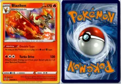 Pokemon Card - Blaziken Darkness Ablaze 024/189 2020 Rare Holo Holo Near Mint - Image 3