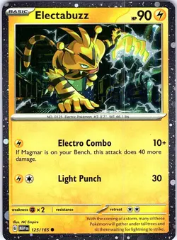 Electabuzz - (Cosmos Holo) Holo Promo Miscellaneous Cards & Products 125/165 NM - Image 1
