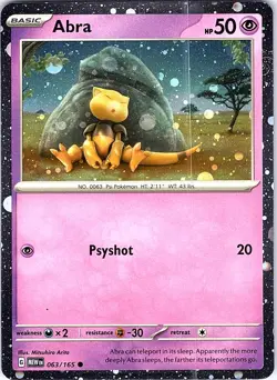 Abra - (Cosmos Holo) Holo Promo Miscellaneous Cards & Products 063/165 NM - Image 1