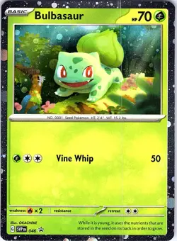 Bulbasaur - (Cosmos Holo) Holo Promo SV: Scarlet & Violet Promo Cards 046 NM - Image 1
