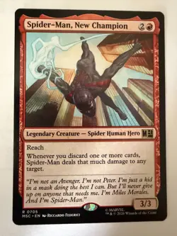 MTG Magic Spider-Man, New Champion 0705 Rare Marvel Super Heroes - Image 1